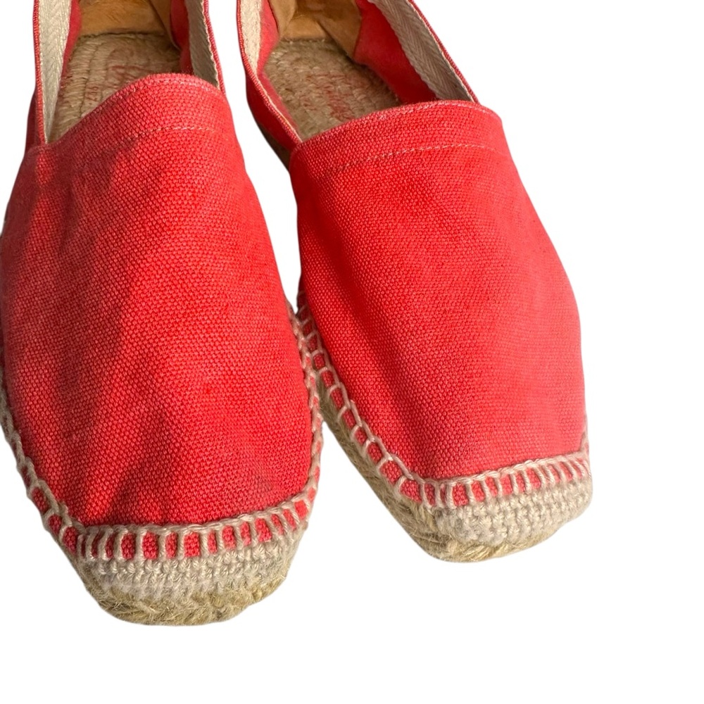 Castaer Kampala Pink Canvas Espadrilles Size 39 - Picture 3 of 7
